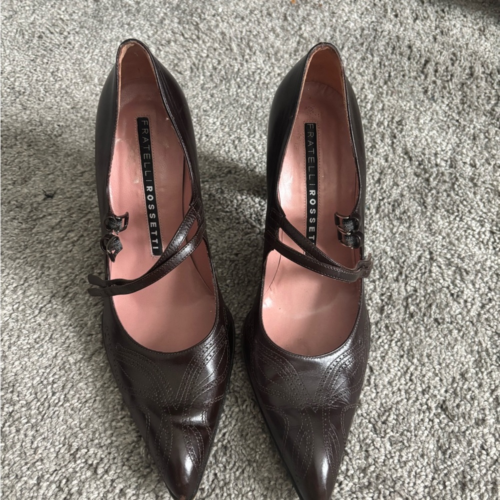 Fratelli Rossetti Dark Brown Heels